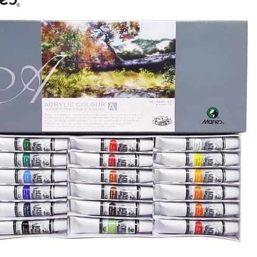 

Cat Akrilik Maries Acrylic Colour set 18