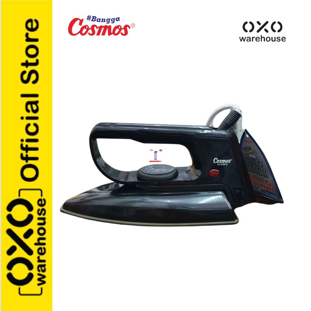 Cosmos Setrika Non Stick Soleplate CI-3120 N Garansi Resmi