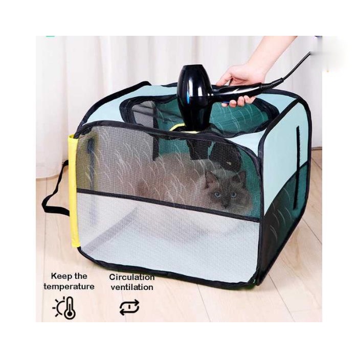 Kandang Lipat Kucing Anjing Portable Pet Drying Box Foldable Cage