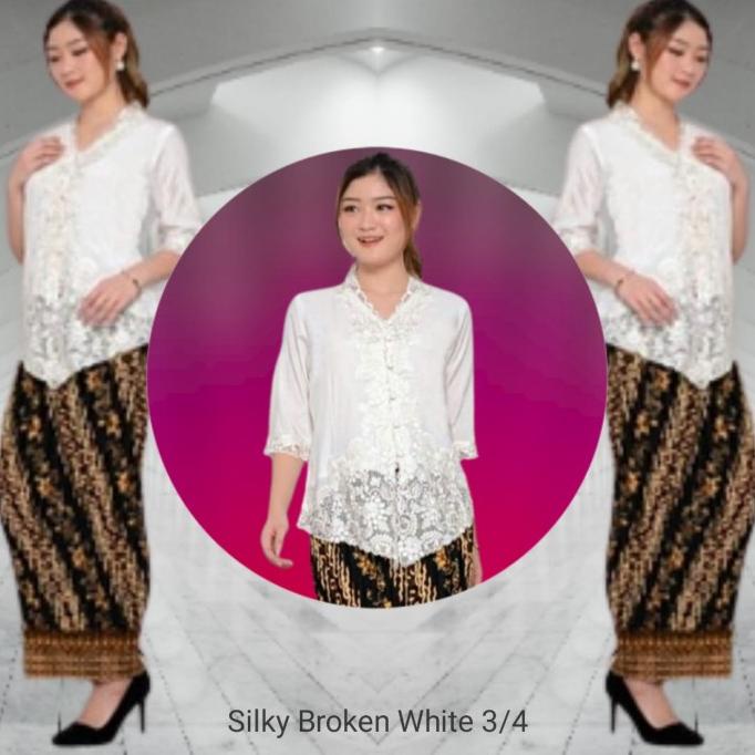Atasan kebaya encim modern silky Korea