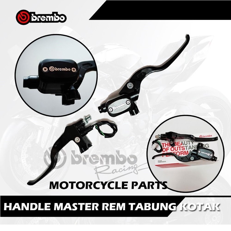 MASTER REM TABUNG KOTAK UNIVERSAL SET KIRI KANAN HANDLE MASTER REM TABUNG MODEL KOTAK