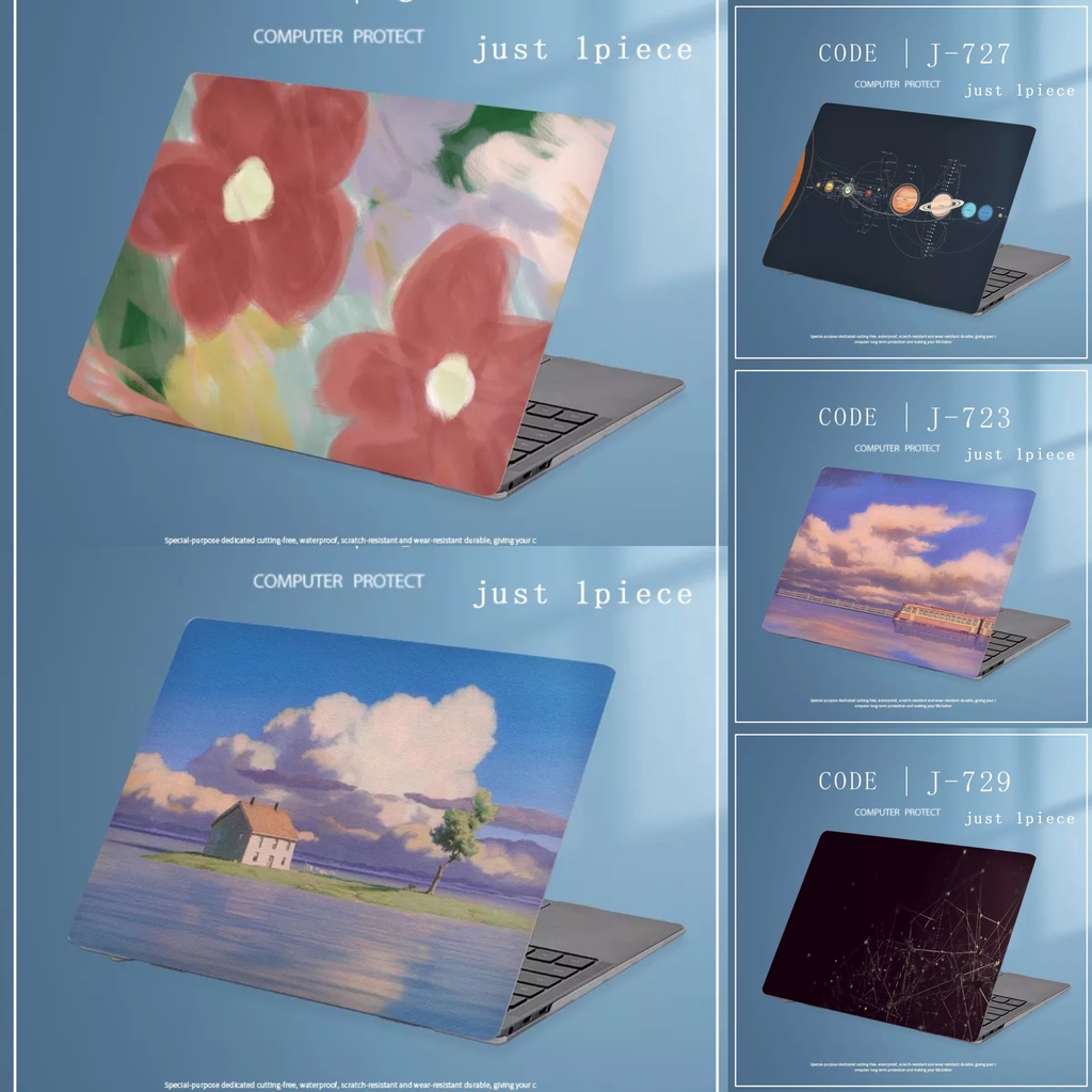 1pc Universal Custom Pola COD FLORAL Stiker Laptop Skin Universal Untuk ASUS VivoBook14 Y5200 VivoBook 15xs560011 /12 /13 /14 /15 /17Inch Cover Bebas Memotong Perlindungan Penuh