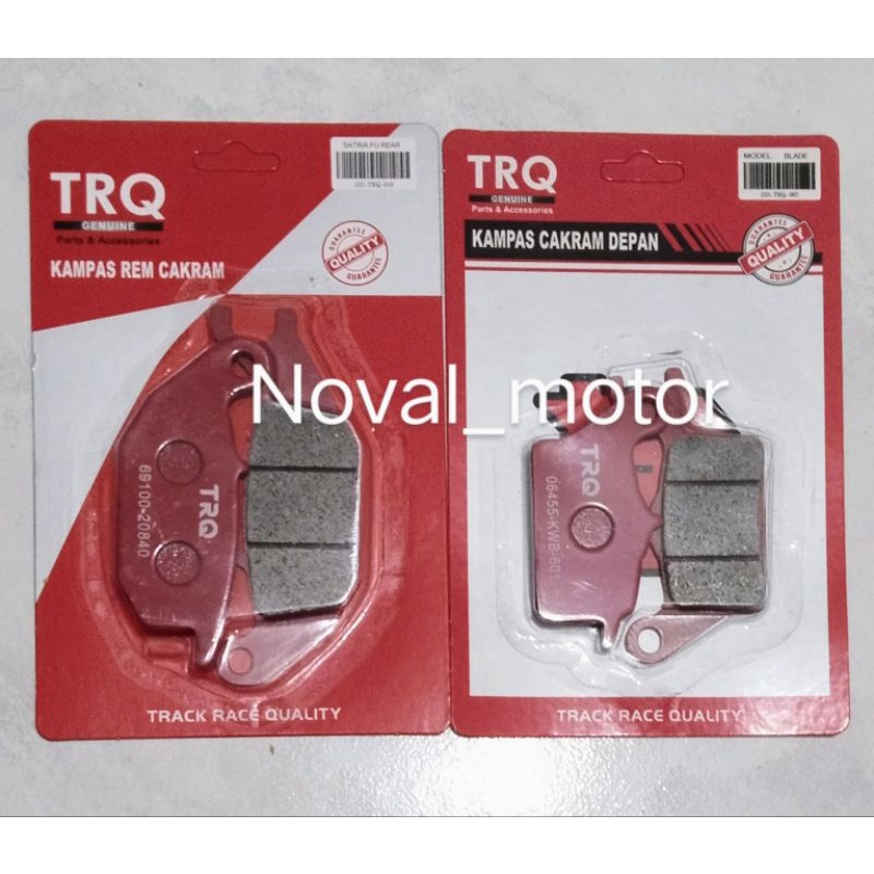 dispad kampas rem depan belakang blade revo ori trq