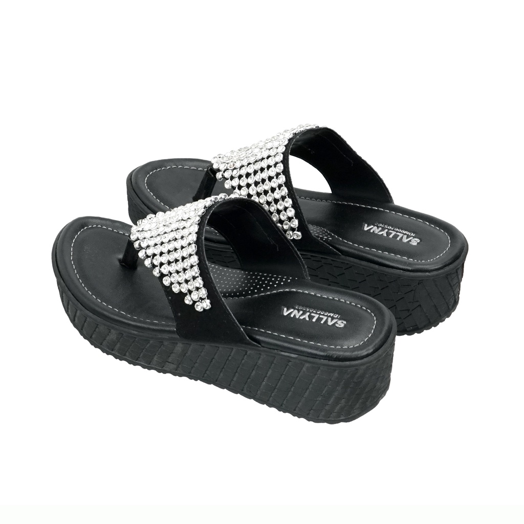 Wedges Sandal Japit Wanita 5 cm - Beryl