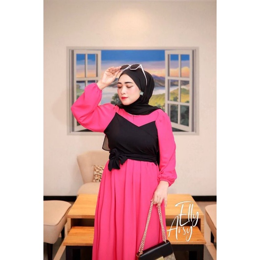 LESTY MIDI Dress ELLY ARSY//New Arrival Midi Dress//Dress ELLY ARSY