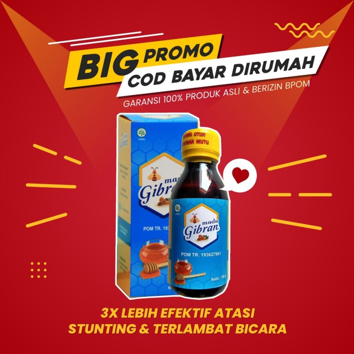 MADU ANAK GIBRAN MADU GIBRAN ASLI MENGATASI MASALAH TERLAMBAT BICARA