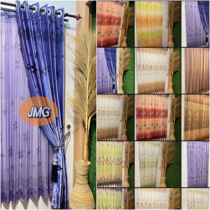 Gorden Vitras Transparan/Vitras Transparan Motif/Vitras Murah