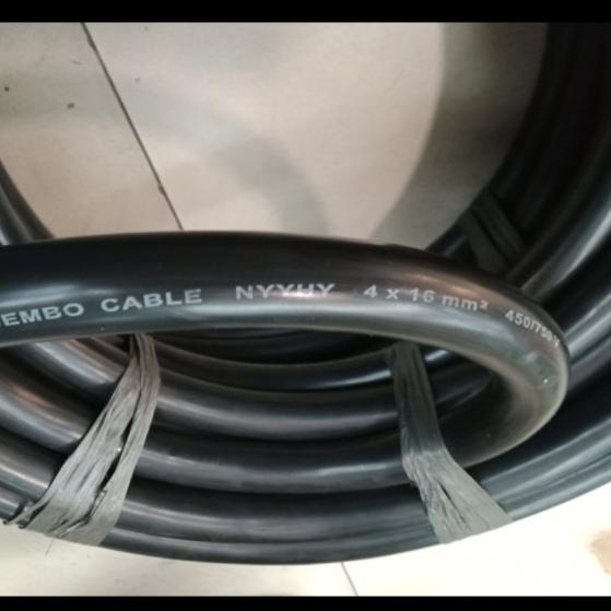 Kabel Power Serabut NYYHY 4 x 16 mm JEMBO Potongan / Meteran