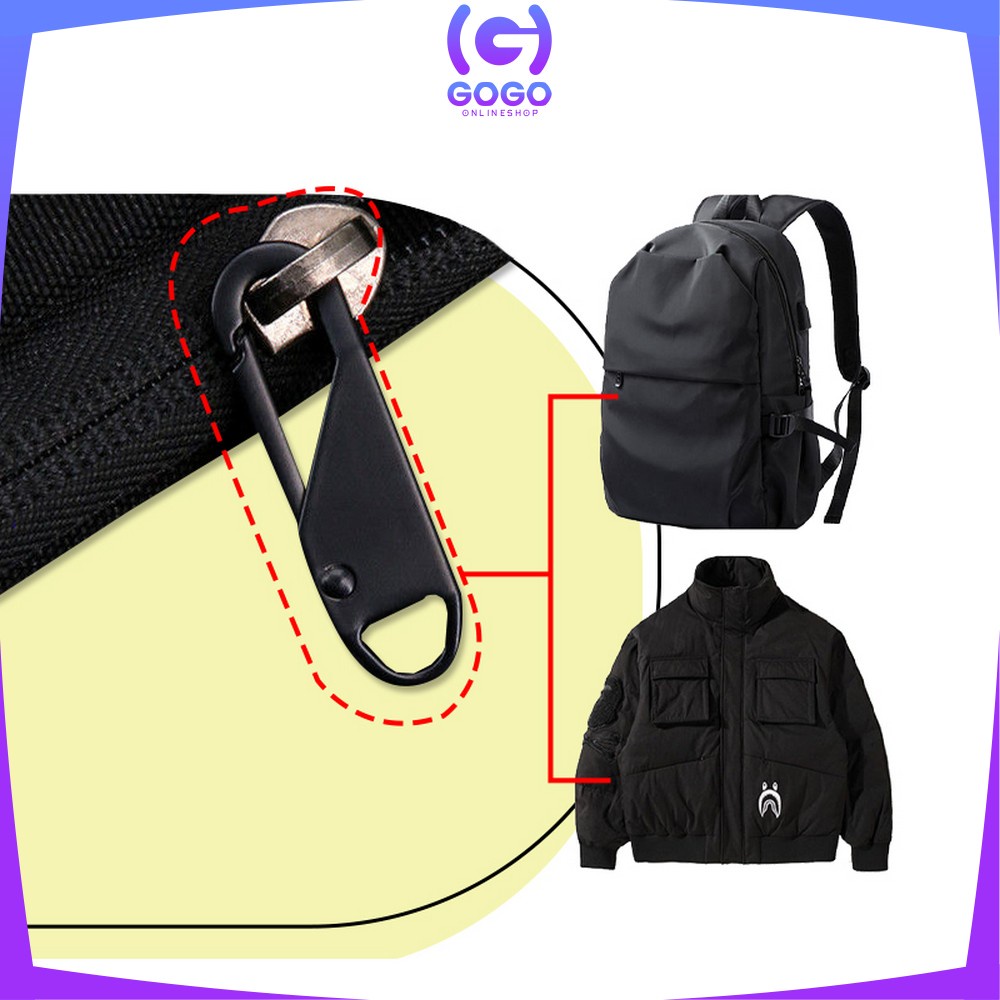 GOGO-C637 Pengait Restleting Universal Zipper Cantelan Gantungan serbaguna / Cantelan Alat Penarik Sleting Bisa Dilepas Pasang