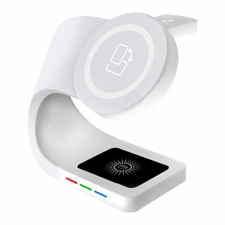 Magnetic Suction Wireless Charger Powerful Magnet 4in1