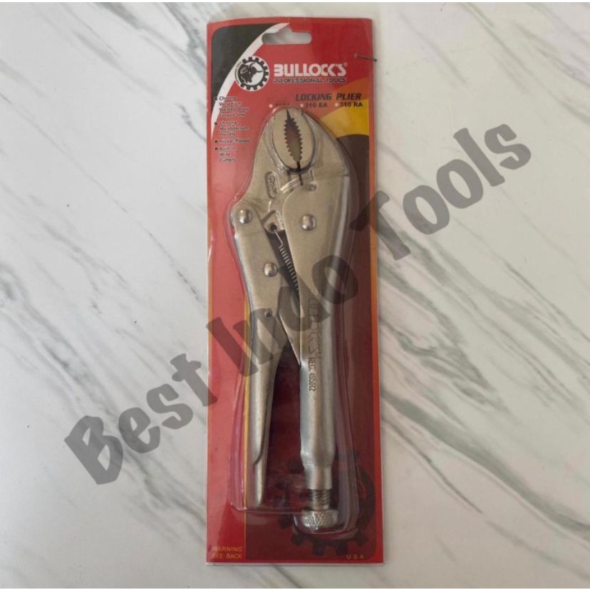 TANG BUAYA BULLOCKS BENGKOK ; LURUS GM-310 A RA TANG JEPIT SETEL BULLOCK LENGKUNG LOCKING PLIER STRA