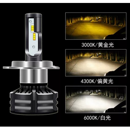 Lampu Foglamp Kabut LED 3 warna H11/H8/H9 70watt 5500Lumens (3 warna 3000k 4300k 6000k)  - MERK CSP PREMIUM