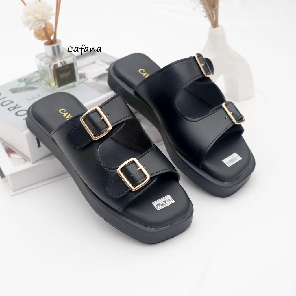 Sandal Wanita Slop Gesper Felisha SDL136