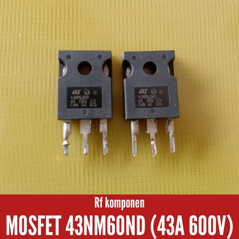 MOSFET 43NM60ND (43A 600V)