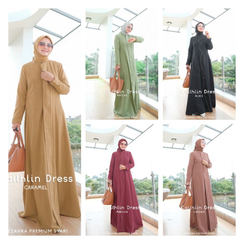 caithlin dress by azzahra premium syari