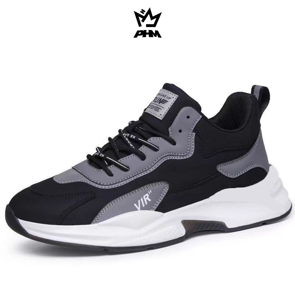 PHM Shoes [COD] Vir Sepatu Sneakers Pria Olahraga Sport Shoes Casual Running