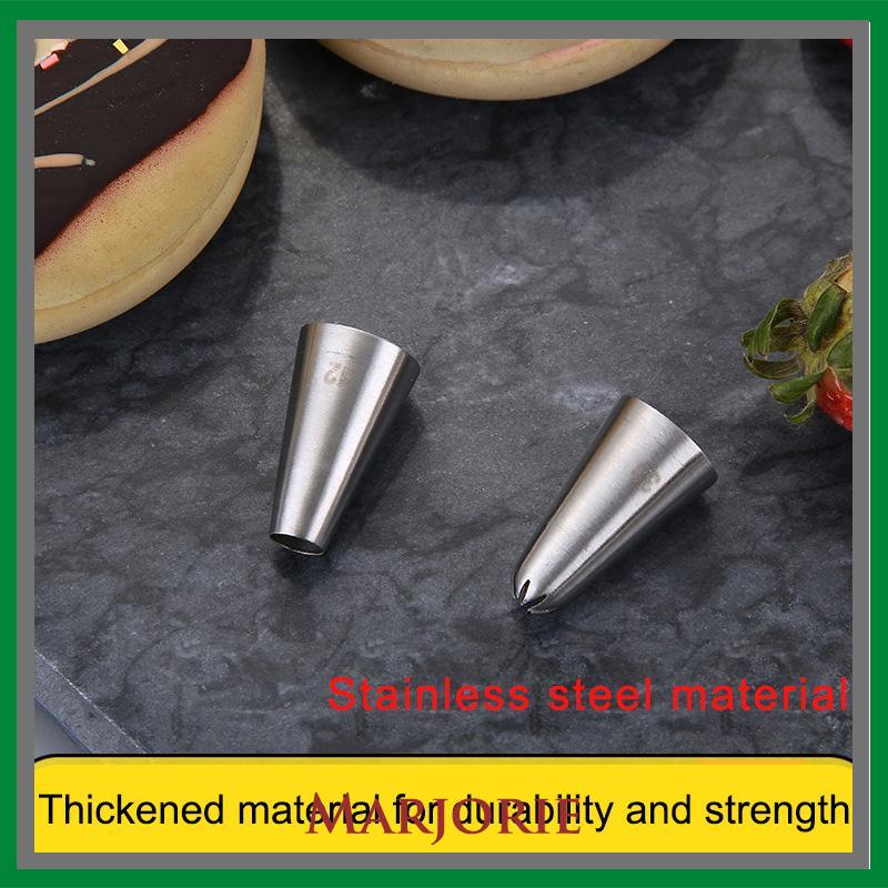 Cupcake Nozzles Stainless steel piping nozzle Stainless steel piping nozzle Spuit Baking Cake Decorator-MJD