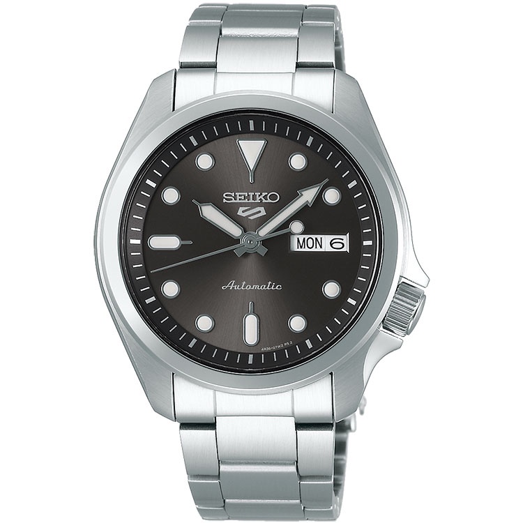 Seiko 5 Sports SRPE51K1 Grey Dial Stainless Steel Original - Jam Tangan Seiko Original