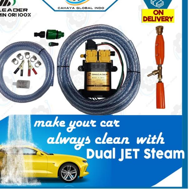 POMPA DC 12V DOUBLE PUMP SET 130PSI ORIGINAL SINLEADER HIGH PRESSURE - SINLEADER