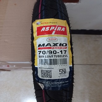 Ban Motor 70/90 R17 Maxio Techno Aspira Tubles Ban SUPRA, JUPITER, VEGA JUPITER MX BLADE REVO Original Murah