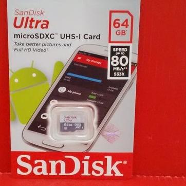 Memory Card MicroSD Micro SD Sandisk Ultra Class 10 64G |Microsd 64gb