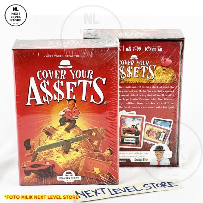 Cover Your Assets Card Game Board Games - New Edition