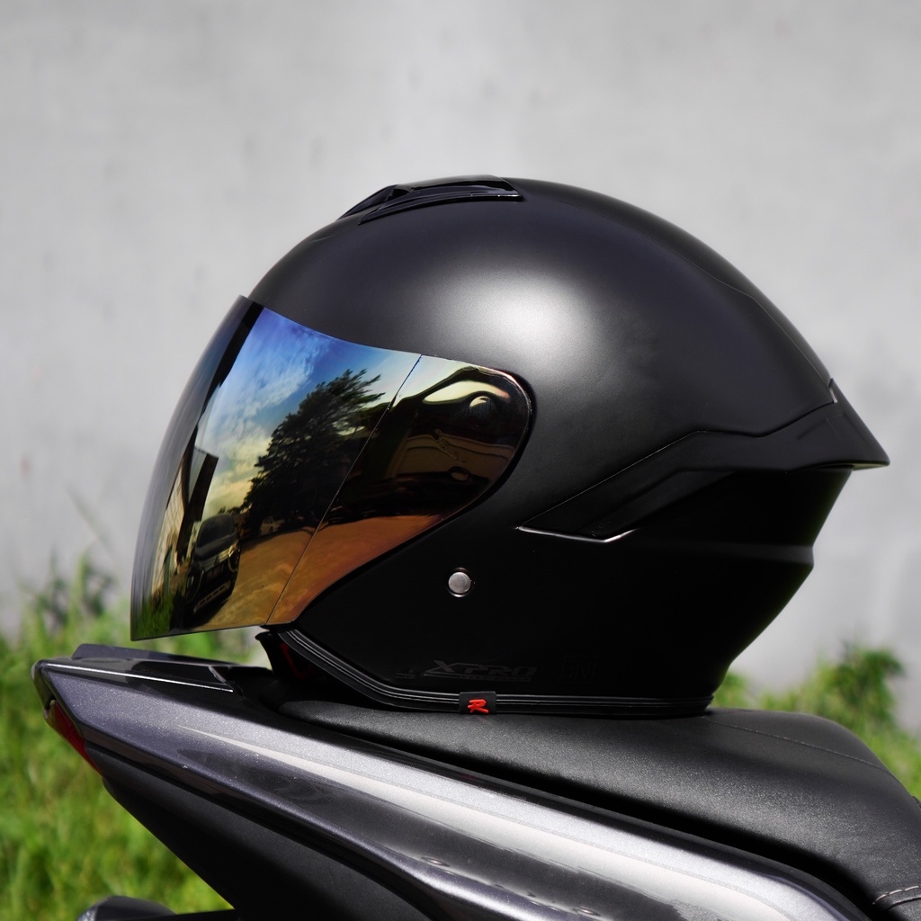 HELM RSIX POLOS SOLID DEWASA SNI X-PRO TERBARU