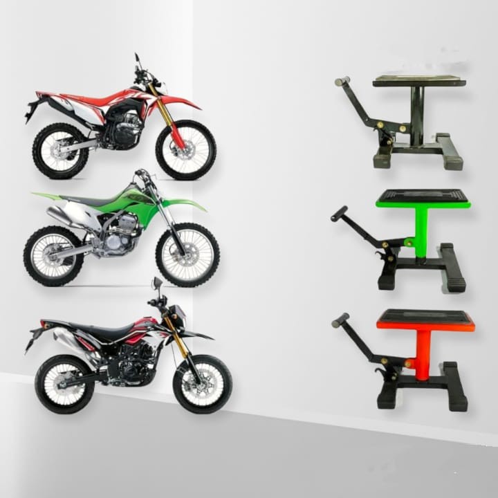 Standar Pedok padock Jackstand Trail Cross Supermoto universal motor trail cros CRF  KLX Wr55