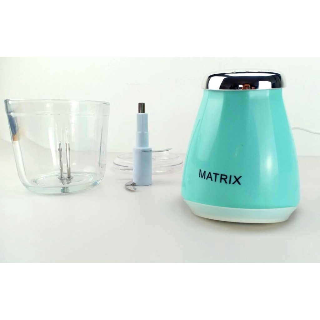 Gotama Blender Penggiling Daging Portable Berkualitas/ Mini Choper Matrix Kaca tebal FP-116