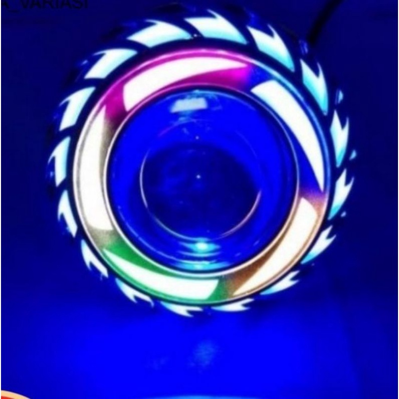 Lampu Led depan projie Rainbow / LAMPU depan Variasi projie 3.5 inch