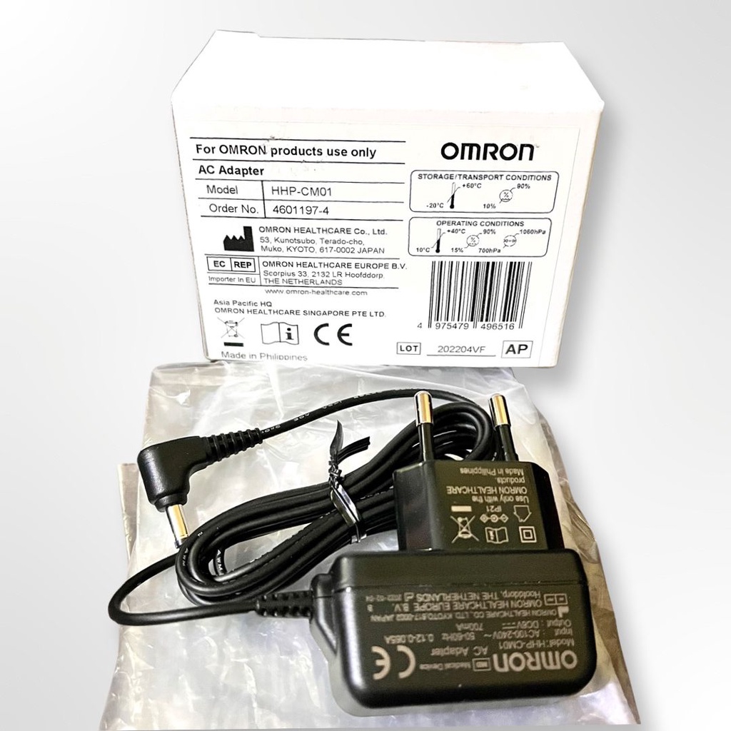 ADAPTOR ORIGINAL OMRON HHP-CM01 / AC ADAPTER KHUSUS PRODUK TENSIMETER OMRON