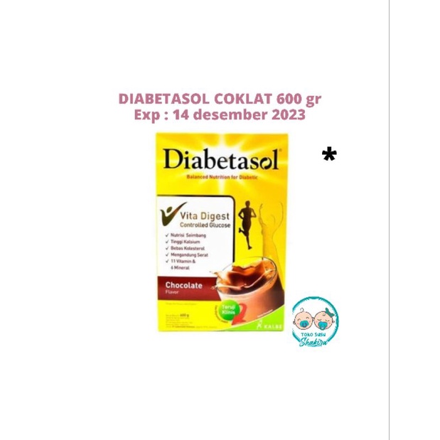 

Diabetasol coklat 600gr