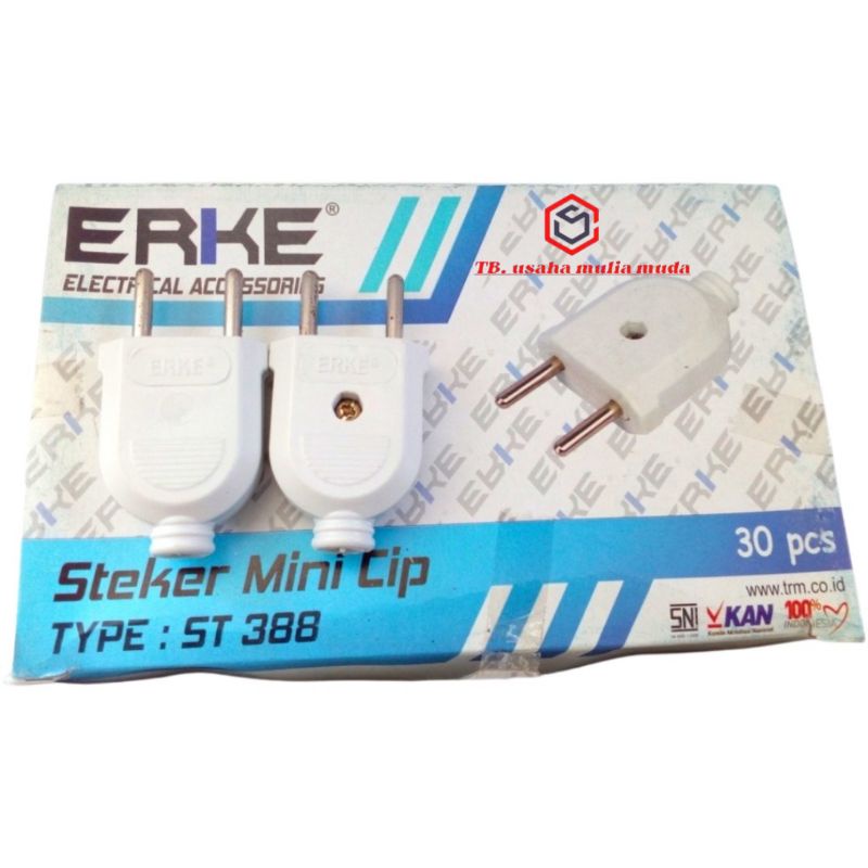 Cok Gepeng ERKE / Steker Mini CIP Type : ST 388 SAK