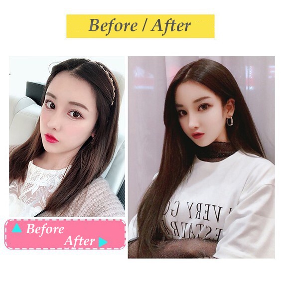 Wig Rambut Palsu Panjang Lurus Long Straight Wig Natural Look Hair Extension