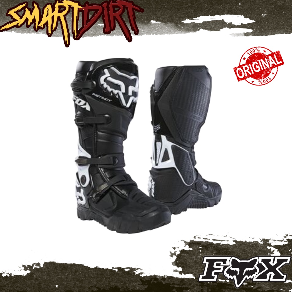 SEPATU FOX INSTINCT OFFROAD SEPATU CROSS FOX INSTINCT BLACK ENDURO