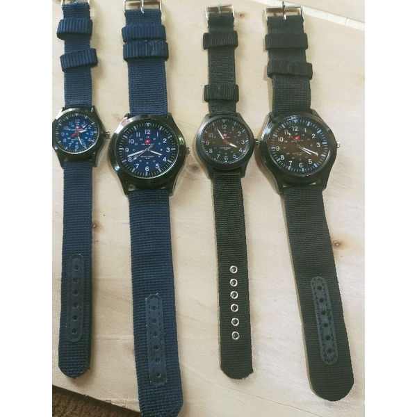 JAM CEWEK/COWOK TALI KAIN KANFAS HARGA TERMURAH