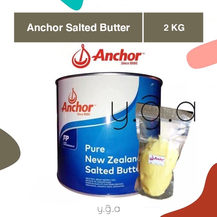 

Anchor Salted Butter 2KG / Anchor Butter / Mentega Anchor