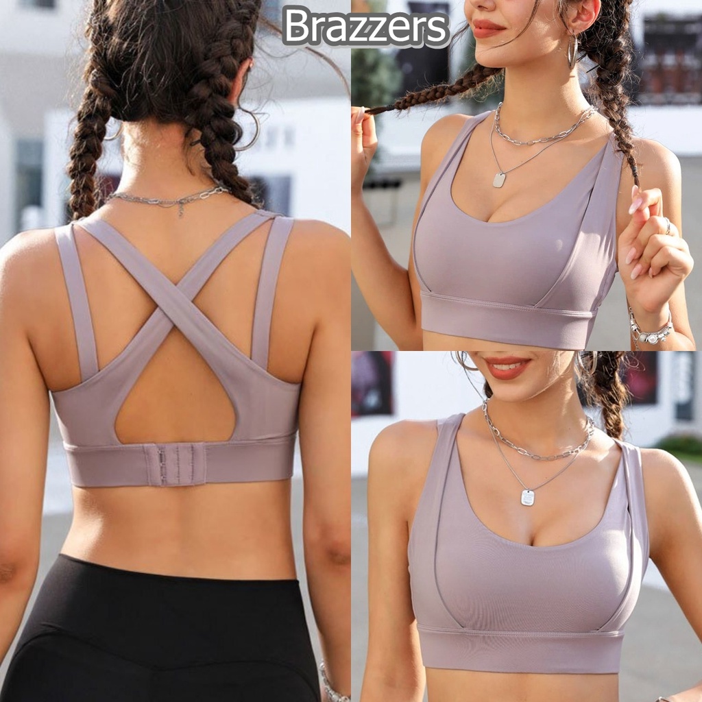 Kutang Beha Sports Bra Push Up Untuk Olahraga Senam Aerobic Yoga Zumba Gym Fitness Jogging Lari Wani