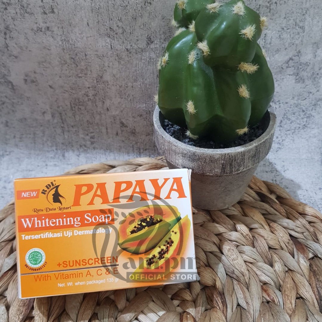 RDL PAPAYA SABUN ANTI JERAWAT PEMUTIH WAJAH