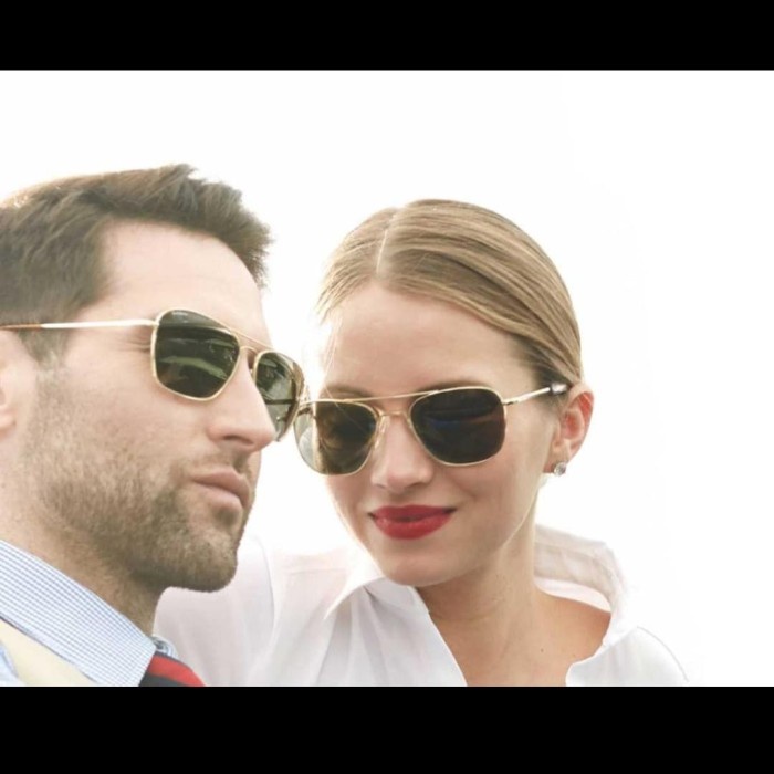 Kacamata Hitam, Kacamata AO Couple, Kacamata Anti UV Outdoor