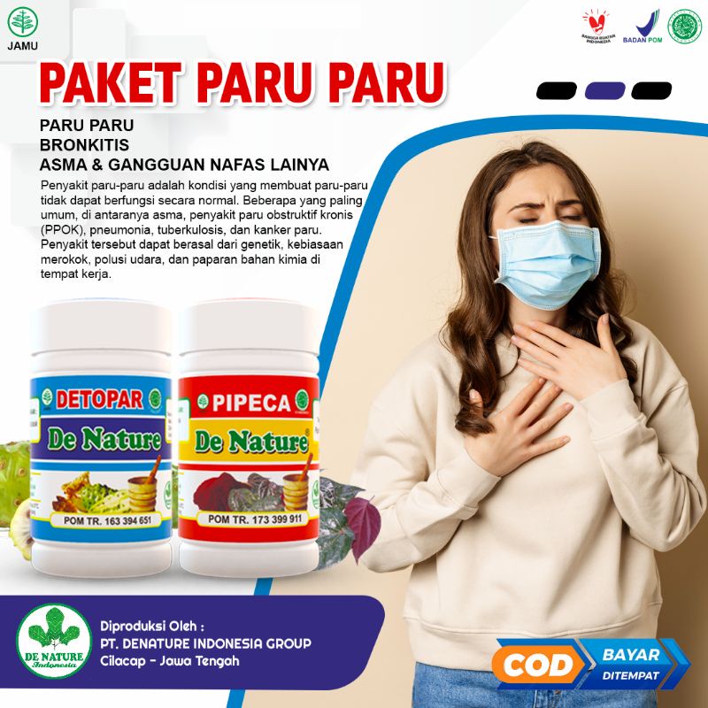 Jual Detopar Pipeca Paket Obat Herbal Paru Paru Detox Paru Paru Untuk Batuk Tbc Penyakit Asma 8236