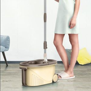 BONBOX Alat Pel Lantai Kain Fiber Ember Spin Mop Pembersih Lantai BCT704