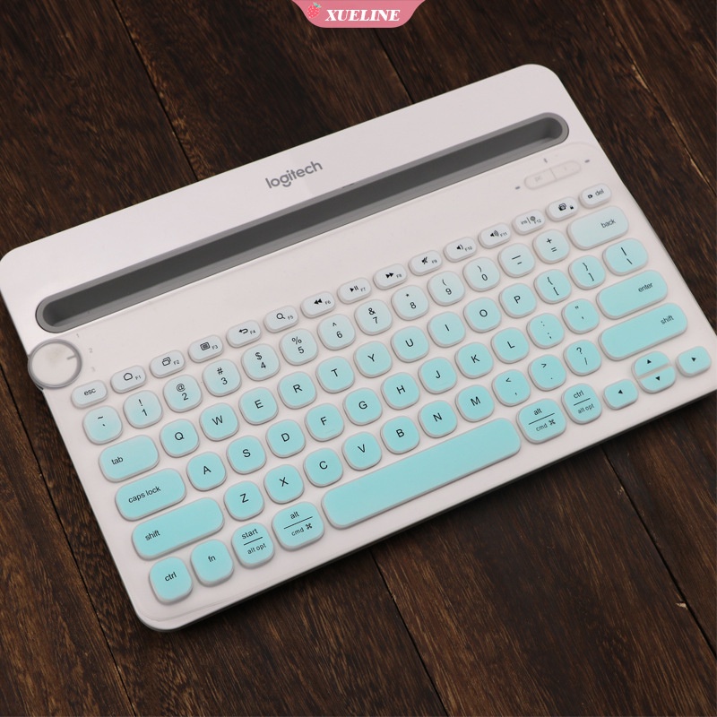 Logitech cover Pelindung keyboard K480 Multidevice Bahan Silikon Anti Debu ZXL