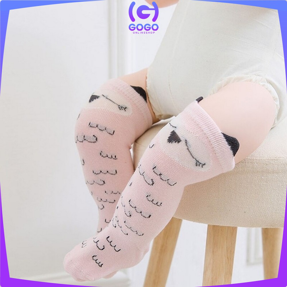 GOGO-P6 Kaos Kaki ANTI SLIP Anak Bayi Panjang Motif Lucu Kaus Kaki Fashion Korea Socks Import Murah