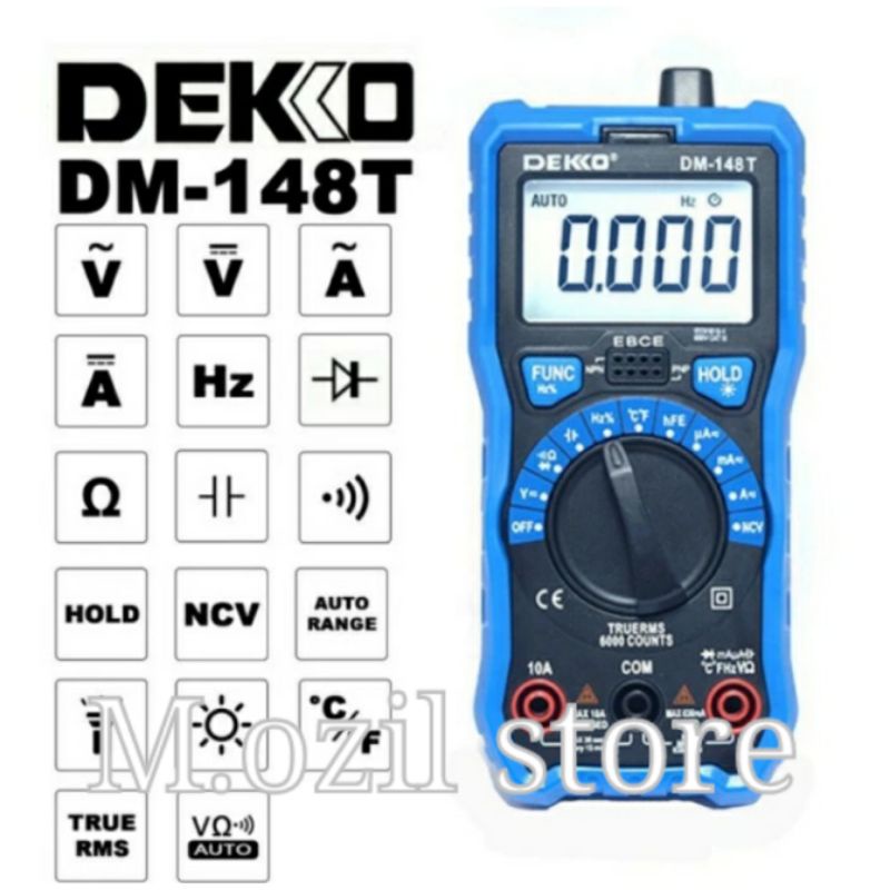 Jual Avometer Digital Dekko DM-148T | Shopee Indonesia