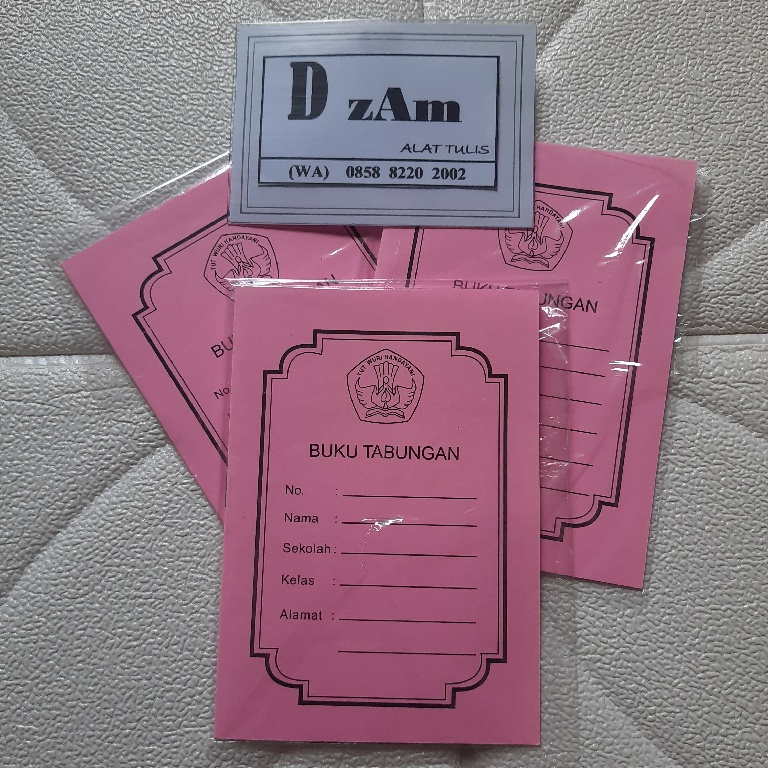 BUKU TABUNGAN | ALAT TULIS MURAH | GROSIR ALAT TULIS | BISA COD | ATK | DZAMSTORE