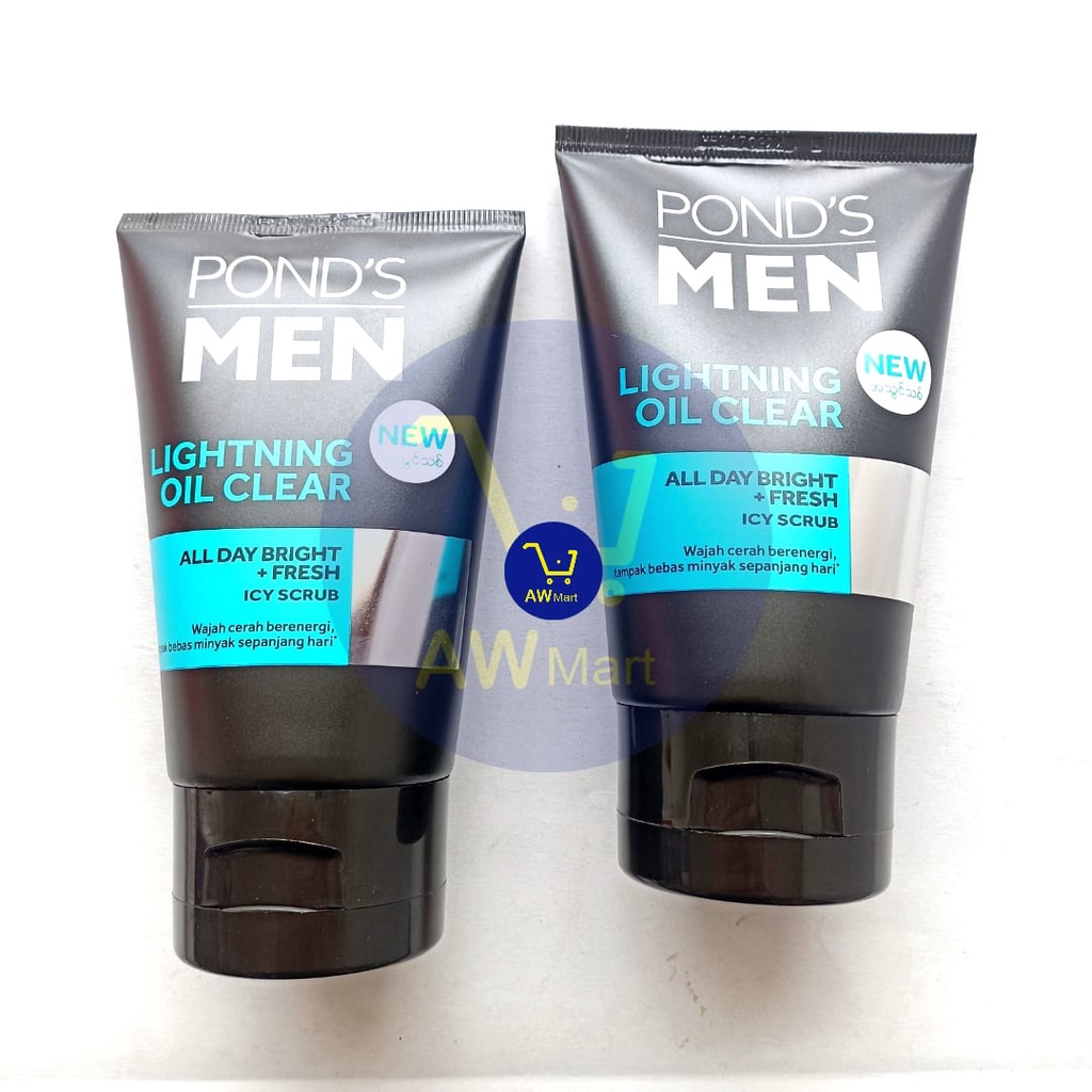 POND'S MEN LIGHTENING OIL CLEAR 100 GRAM - SABUN CUCI MUKA PONDS MEN