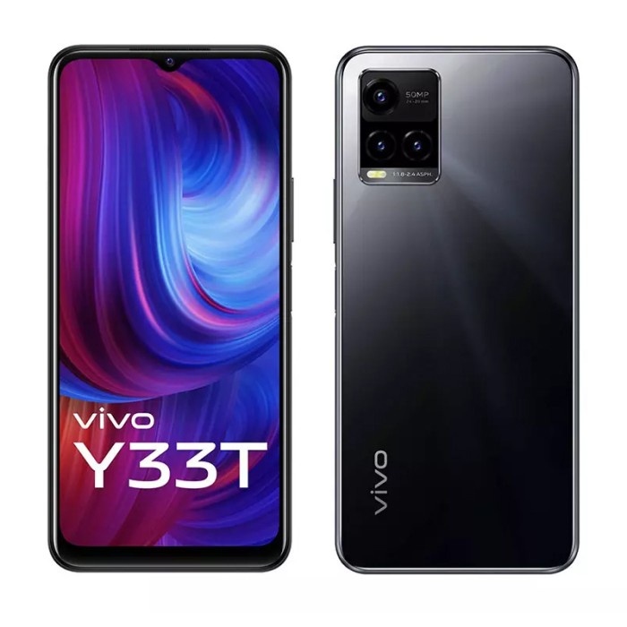 Vivo Y33T 8/128GB Garansi Resmi Not Vivo Y33 T Y15s Y21a Y21s - Black