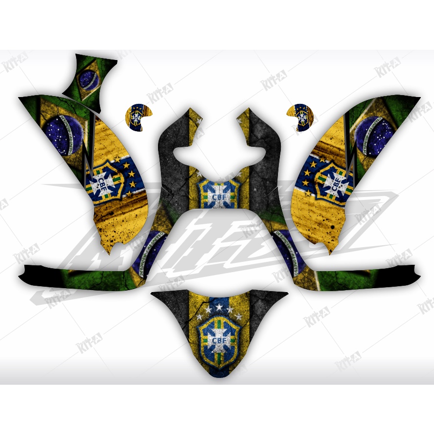 Decal Honda Scoopy Stylish Striping Scoopy Brazil
