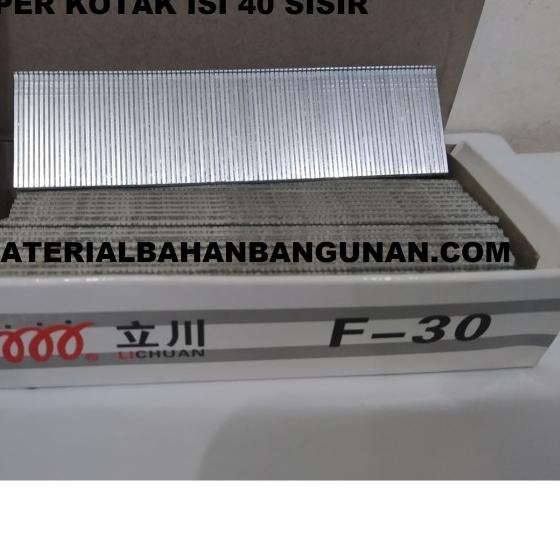 

Refill Nail Gun F30 Paku Tembak Angin Pintu Jendela Kabinet PerBox